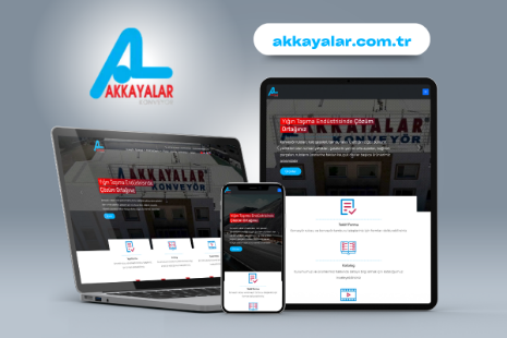 Akkayalar Konveyör Kurumsal Web Sitesi 