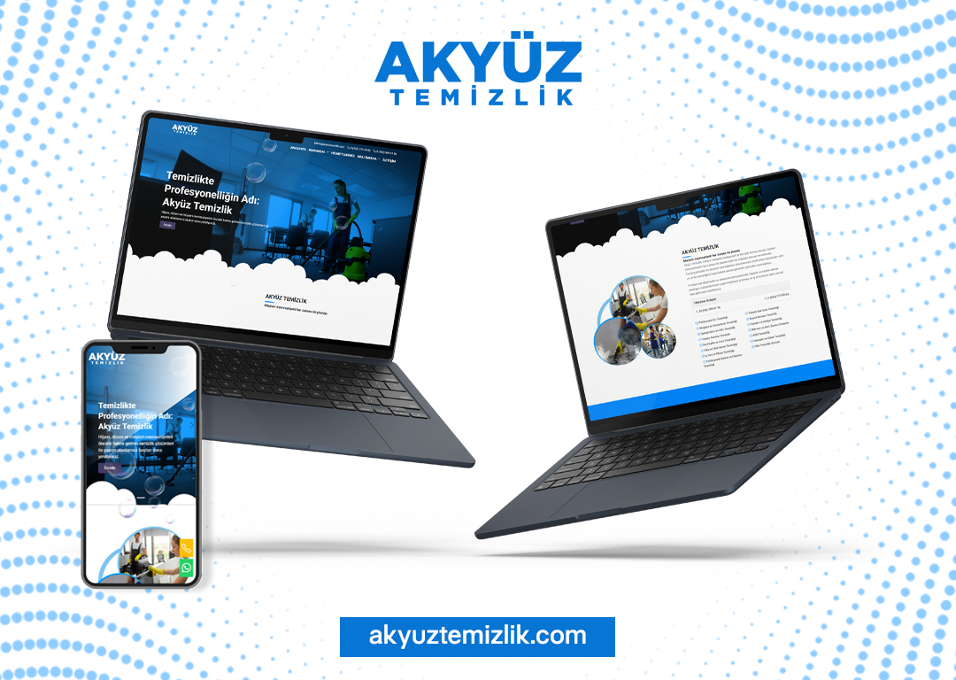 Akyüz Temizlik Kurumsal Web Sitesi