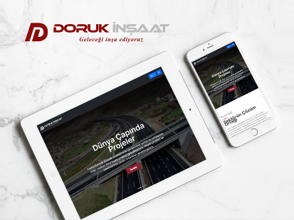 Doruk İnşaat Kurumsal Web Sitesi