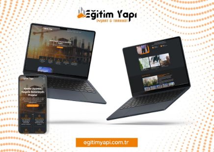 Eğitim Yapı İnşaat Web sitesi yazılım ve tasarımı