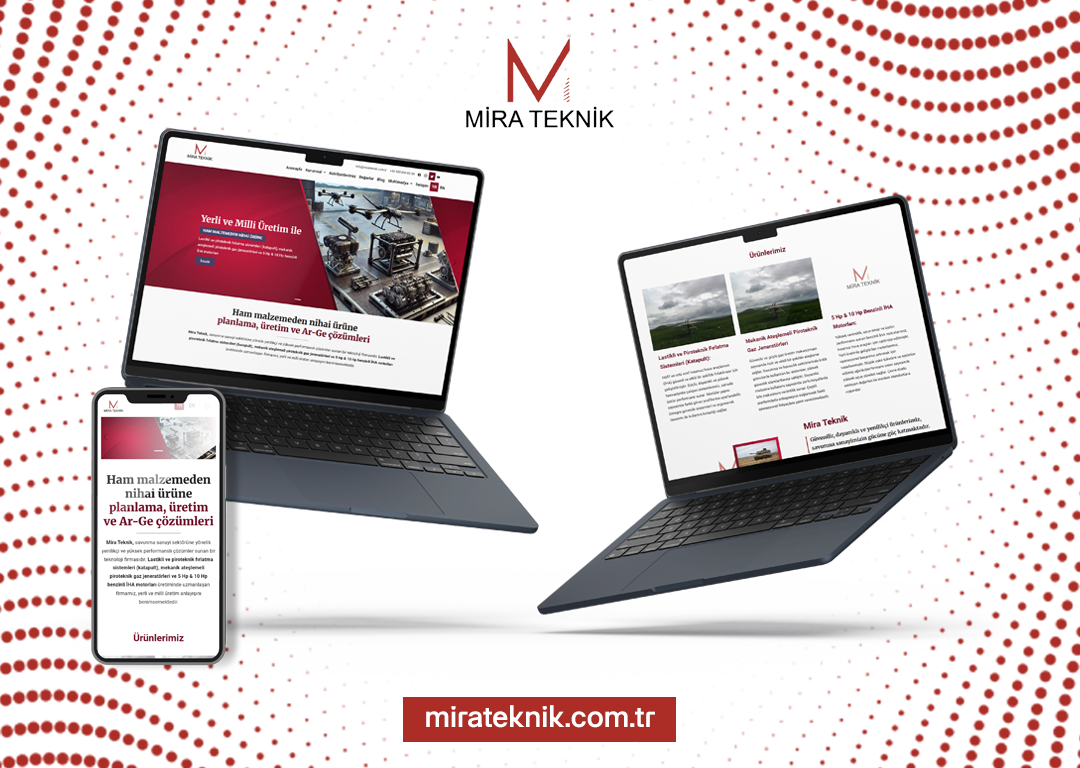 Mira Teknik Kurumsal Web Sitesi