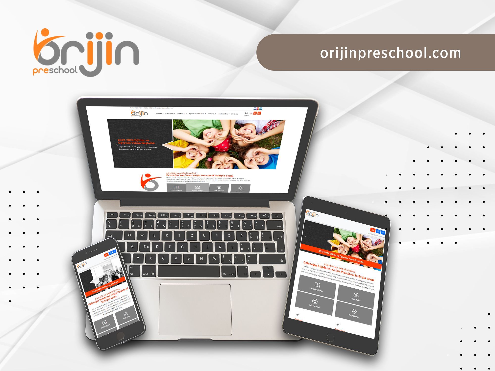 Orijin Preschool Kurumsal Web Sitesi
