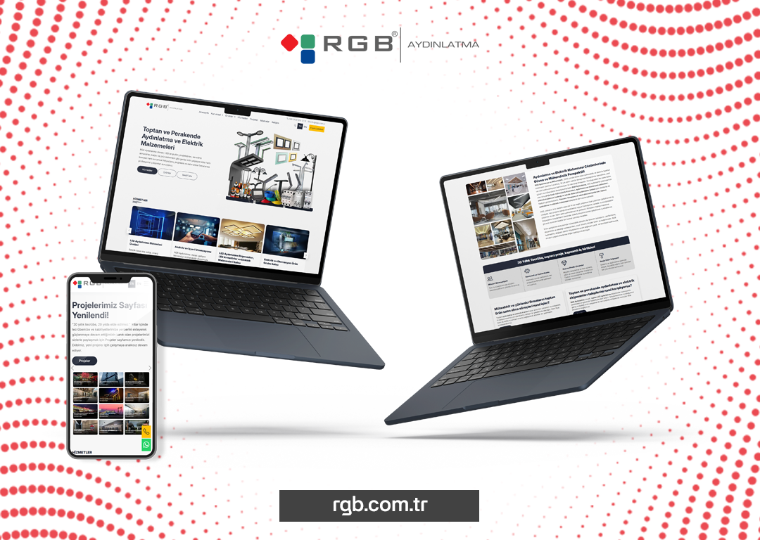 RGB Aydınlatma Kurumsal Web Sitesi